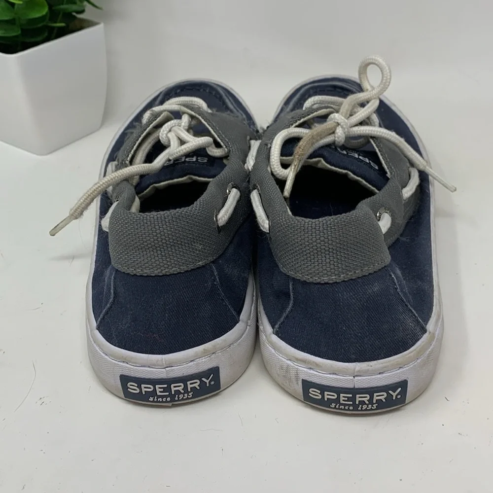 Sperry Men's Classic 2-Eye Canvas Boat Shoe with Comfort Memory Foam size 8